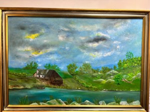 Bild Original Ölgemälde - Gunther Bohm - Feucht, 70x100cm