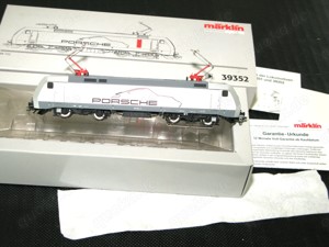 Märklin HO 39352 E-Lok BR 152  Porsche  der DB m.E nur zum Test gefahren in OVP