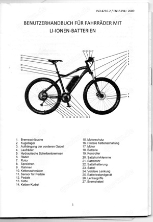 Braver E-- MTB mit Hinterradantrieb