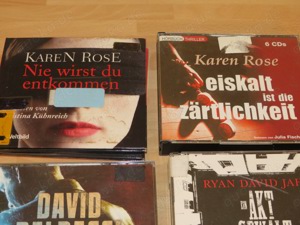 9x Hörbücher CD Krimi Thriller Baldacci Franz Grisham Rose Bild 4