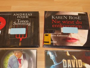 9x Hörbücher CD Krimi Thriller Baldacci Franz Grisham Rose Bild 5