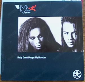 P MAXI-SINGLE MILLI Vanilli BABY DON T FORGET MY Number Hansa 611 841 1988 Vinyl 12" 45 RPM  Wir le
