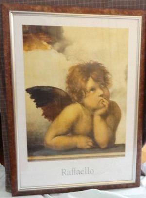 DP Intertrading N.V. Bilderrahmen 77x57 m. Kunstdruck Raffaello Santi Belgium 2002 gut erhalten 
