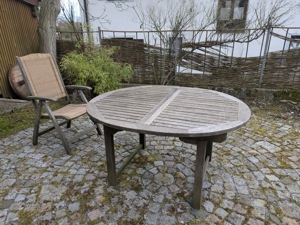Teak Gartenmöbel Set Bild 3