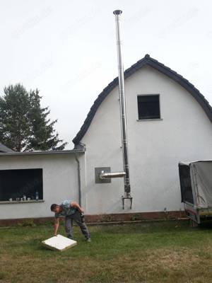 Lieferung Montage von Doppelwandigen Edelstahlschornsteinen 