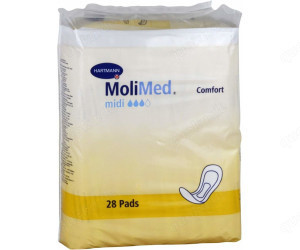 Inkontinenzvorlagen "HARTMANN MoliMed  Comfort Form midi = 3 Tropfen"