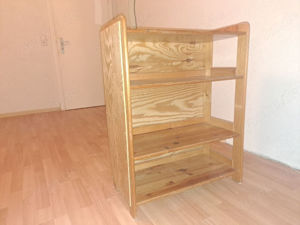 Top: Massivholz Regal   Schrank: Bücher, Aufbewahrung  Kommode -Originalbilder