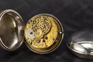 Wm. Bentley London Englische Spindel-Taschenuhr | ca. 1796 | Kette & Schnecke Bild 3