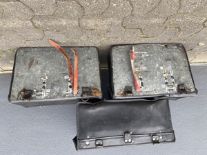 Motorradkoffer aus Leder Bild 2
