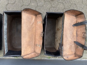 Motorradkoffer aus Leder Bild 5