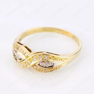Vintage Ring (585er Gold) mit Brillanten Bild 2