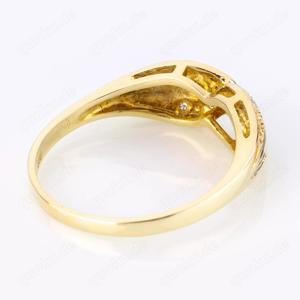 Vintage Ring (585er Gold) mit Brillanten Bild 4