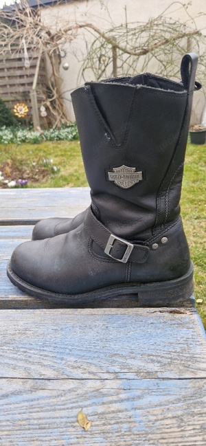 Motorradstiefel Harley Davidson Größe 43 Bild 7