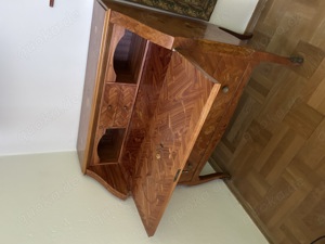 Antiquitäten Kommode Sekretär mit Oberschrank Bild 4