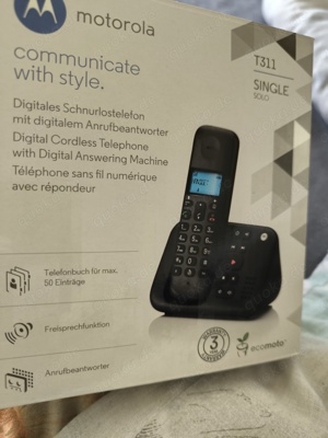 Motorola Telefon mit Anrufbeantworter