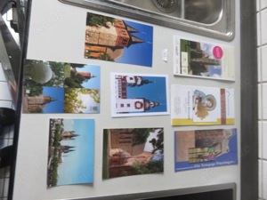 Kirchenführer und Kirchen-Postkarten zu verschenken