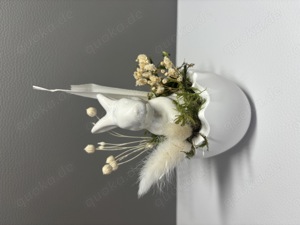 Osterdeko "Eierschale  mit Hase , Raysin