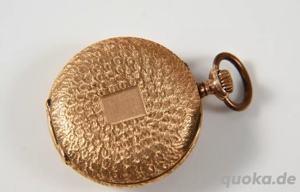 Antike Goldene Taschenuhr 