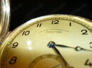 uhr glashuette lange gold 585 savonette