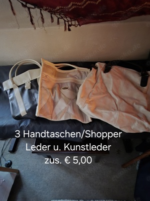 3 Handtaschen Shopper