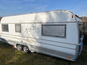 Knaus Tabbert Puccini Wohnwagen I Restauriert I Tempo 100 I Mover mit Fernbedienung