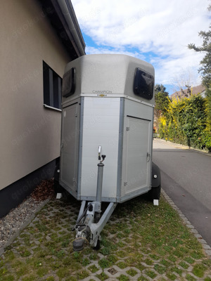 Böckmann Champion S 2-Pferdeanhänger mit Sattelkammer, TÜV neu
