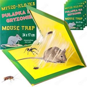 Starke Klebefalle gegen Mäuse, Ratten, Insekten   Mäusefalle   Klebefalle   Groß   5 Stück