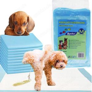 Hygieneunterlagen für Hunde   Trainingspads Größe M 45 60 cm   10 Stück   BACLER