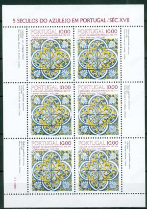 Portugal Kleinbogen Nr. 1576 postfrisch.  