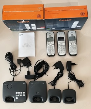 Gigaset E310A Duo 3er-Set mit Anrufbeantworter Bild 2