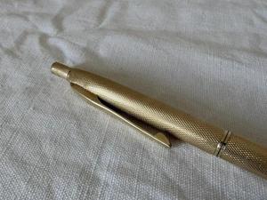 Luxus Kugelschreiber 585 14k Gold, 60er Jahre, neue Mine TOP Bild 8
