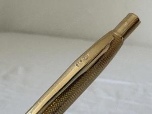 Luxus Kugelschreiber 585 14k Gold, 60er Jahre, neue Mine TOP Bild 2