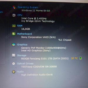 Sony vaio sve17 fit dolby xloud 17 zoll l 1tb ssd windows 11 l 16gb ram neu hdmi Bild 8