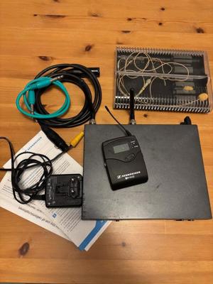 Sennheiser EW 100 EM 100 G3 Receiver + Bodypack + DPA Microphon