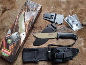 ESEE 6 Dark Earth Outdoormesser + Esee 6 Molle-Scheide
