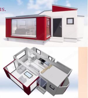 Tiny Haus Rohbau in Effizienzhaus 40+ Qualität