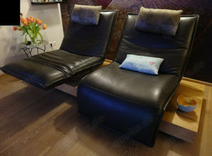 Koinor Sofa Epos 3-Free-Motion Leder Tabacco Bild 3