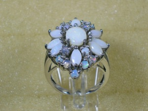 NEU: Ring Größe 17 - 53 925 Silber mit Opal Bild 3