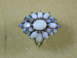 NEU: Ring Größe 17 - 53 925 Silber mit Opal Bild 4