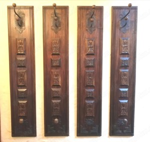 Wand-Garderobe Holz Paneele - Spanischer Stil Südamerika