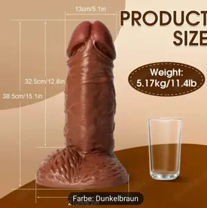 Riesiger XXXL Dildo 12cm 59,-   Bild 2