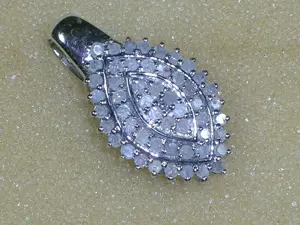 NEU: Anhänger 925 Silber mit 0,78 Carat Diamanten Bild 2