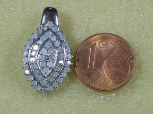 NEU: Anhänger 925 Silber mit 0,78 Carat Diamanten Bild 3