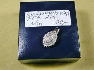 NEU: Anhänger 925 Silber mit 0,78 Carat Diamanten Bild 9