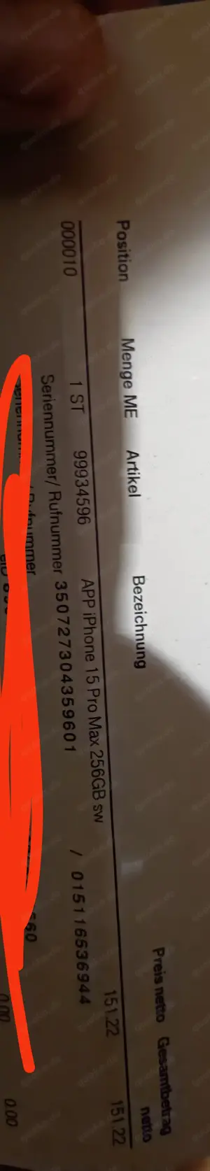I Phone 15 Pro Max 256 GB