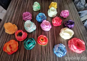 Schöne Selbst Gemachte Rosen Blumen Deko