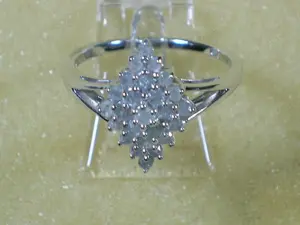 NEU: Ring Gr. 18 - 56,5 925 Silber mit 0,58 Carat Diamanten