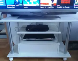 TV-Rack MAJA-Möbel, Weiß Uni, moderne Optik Bild 5
