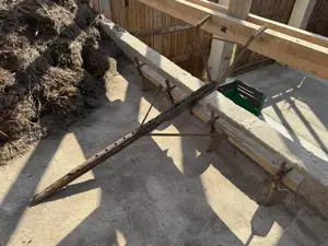 alte 4-Schar Hacke landwirtschaftlich für Pferd etc.