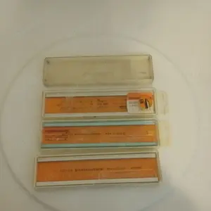 3 Stück STANDARDGRAPH  Schriftschablone  gerade Sc